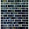 Msi Carbonita Subway SAMPLE Textured Glass Mesh-Mounted Mosaic Tile ZOR-MD-0348-SAM - alternate 2